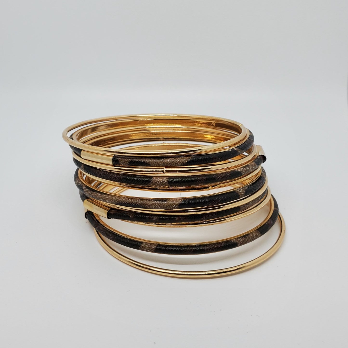 LEOPARD PRINT BRACELET-BROWN