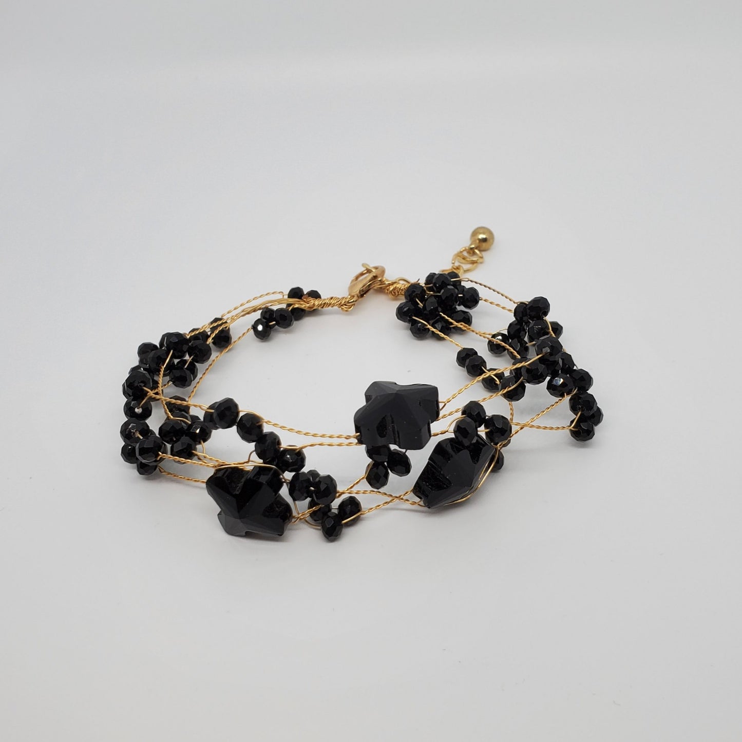 BRACELET-BLACK & GOLD