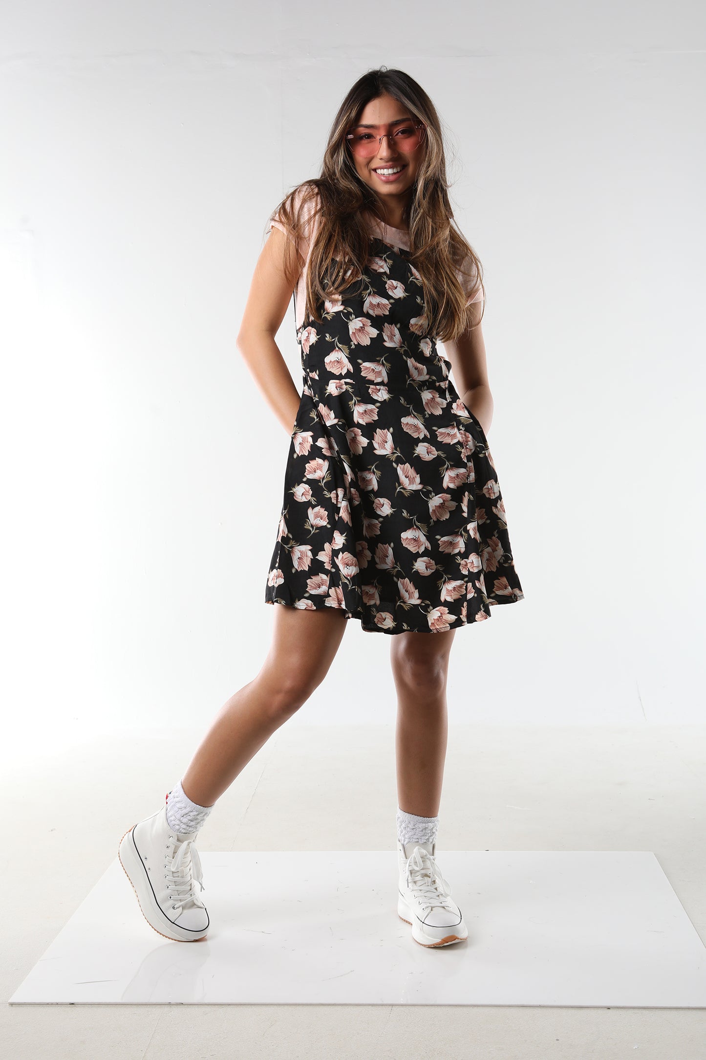 Floral-print Mini Dress