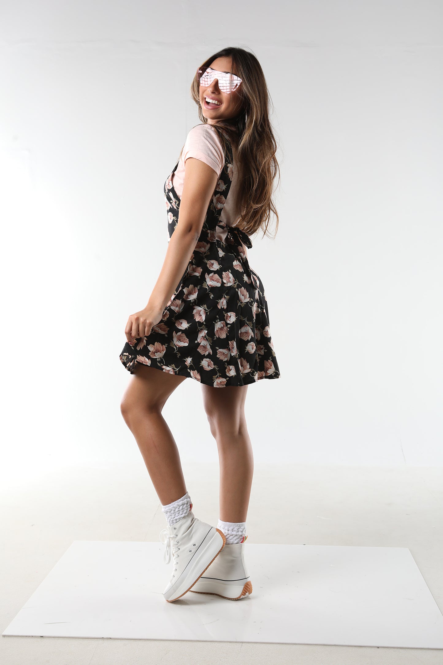 Floral-print Mini Dress