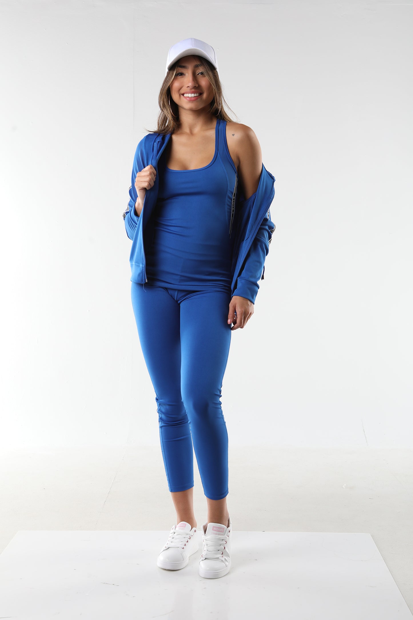 TRIO BLUE WOMAN FITNESS SPORT SET GYM